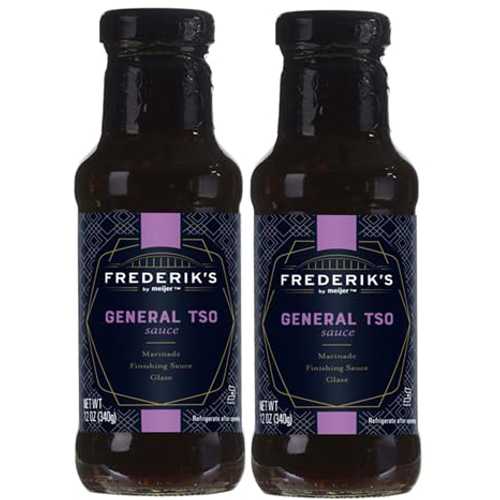 Generic General Tso Marinade, Finishing Sauce Glaze (2 Bottles, 12 薬局衡オンス. each)