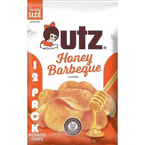 Honey Barbeque Utz: Potato Chips Snack Bags 1.5 薬局衡オンス Each [Pack of 12] SUPERDEALS Value Bundle with Mystery Gift