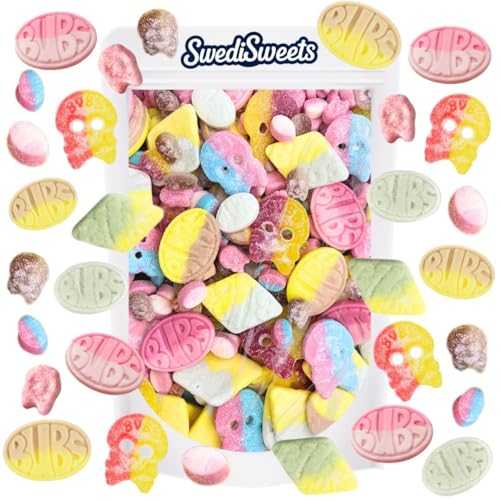 Swedisweets Mega Bubs Mix Swedish Candy Assortment, Vegan Gluten-Free Halal Bulk Mix, Authentic Swedish Gummy and Sour Treats 454 g (16 薬局衡オンス)