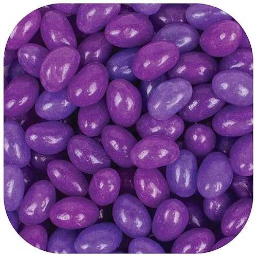 Just Candy Purple Candy Bulk Jelly Beans - Grape Flavored Chewy Candy Beans For Party Favors, Buffets, Dessert Tables, Goodie Bags and More (2.2重量ポンド, Approximately 810 Pcs)