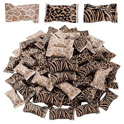 Tree Treasures 216コンピュータ断層撮影法 Animal Print Butter Mints / Buttermints Bulk Individually Wrapped / Safari Party Favors / Leopard Zebra Giraffe Print / Baby Shower Mints / Jungle Party Candy / Animal Candy Bulk
