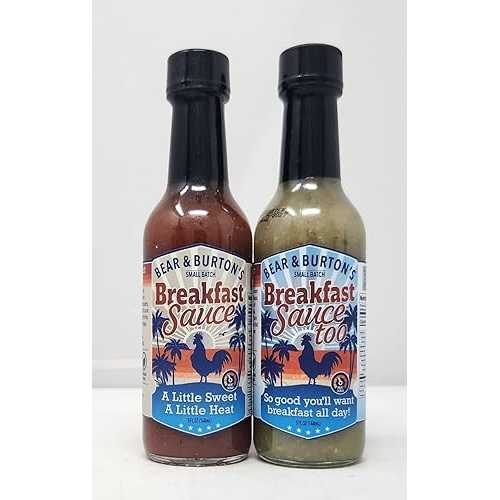 BEAR \u0026 BURTON\u0027S 2 Pack of Bear and Burton\u0027s Small Batch Breakfast Sauce Too 5薬局衡オンス Bottles Travel Size (Variety)