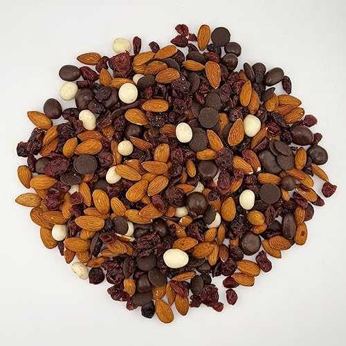Smarty Stop Trail Mix with Raw Almonds, Dried Cranberries, Yogurt Peanuts, Chocolate Discs, Dark Chocolate Cranberries, Probiotic Snack Mix (1 Pound (Pack of 1), Sweet Mixed)