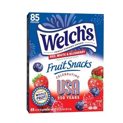 Welch\u0027s America\u0027s 250th Anniversary Fruit Snacks - 85 pk.