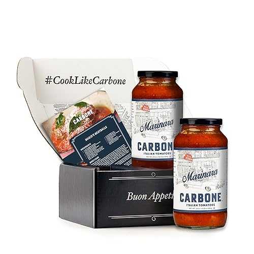 Carbone Marinara Pasta Sauce + Exclusive Recipe Card / Tomato Sauce Made with Fresh \u0026 All-Natural Ingredients / Non-GMO, Vegan, Gluten Free, Low Carb / 24 Fl Oz (Pack of 2 + Recipe Card)