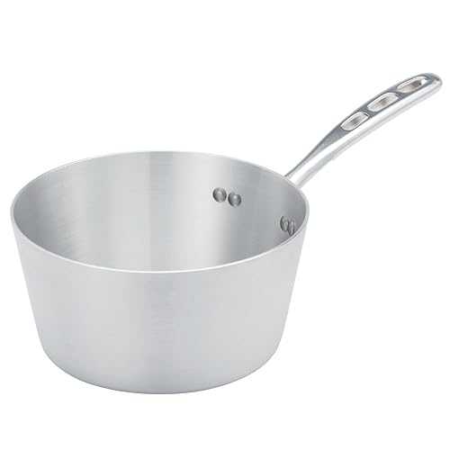 Vollrath 67302 ウェアエバー 自然的 為し終える 軽銀 2.75 クオート 出どころ食麺麭 Vollrath Tapered Natural Finish Alum. 2.75 クォート Sauce Pan w/ Trivent\" Handle"