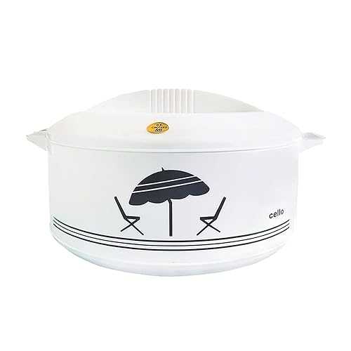 Cello Chef デラックス ホットポット断熱キャセロール フードウォーマー/クーラー、5 リットル、ホワイト Cello Chef Deluxe Hot-Pot Insulated Casserole Food Warmer/Cooler, 5-Liter, White｜Glomarket