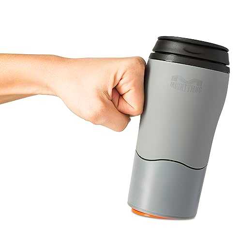 マイティマグ 1977 ソロ 12 薬局衡オンス 旅行 シングル労務 マグカップ、薄墨色 Mighty Mug Plastic Travel Mug, No Spill Double Wall Tumbler, Cold/Hot, Cup-Holder Friendly, Dishwasher Safe, (Gray, 12薬局衡オンス)