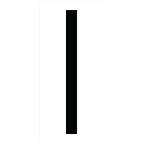 NMC National Marker Corp. PMC24-I Stencil, Letter I, 24 Inch|Glomarket