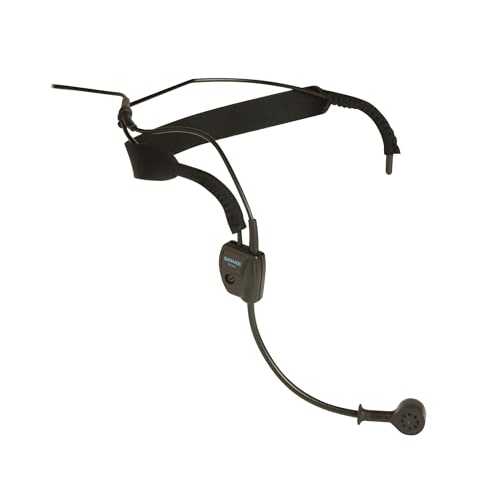 Shure WH20TQG ダイナミック ヘッドセット マイク - Shure ボディパック送信機用の小型 4 ピン メス コネクタが付属 Shure WH20 Dynamic Headset Microphone - Rugged, Lightweight, Secure Fit for Active Mic Users, for Instructors/Musici|Glomarket