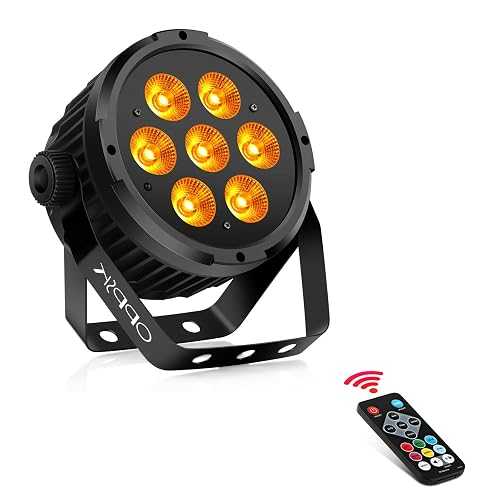 OPPSK ステージパーライト 70W 7LED ペンタカラー RGBWA サウンド起動自動プログラムリモート DMX コントロール DJ ウェディングパーティー教会ステージウォッシュ照明用 OPPSK Stage Par Light with 70W 7LED Penta Color RGBWA Sound Activated Aut｜Glomarket
