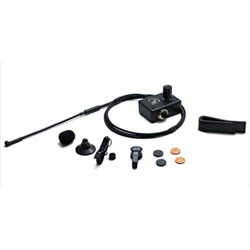 マイヤーズピックアップによる柔軟なマイクログースネックを備えたフェザーフレンチホーンマイク The Feather French Horn Microphone with Flexible Micro-Gooseneck by Myers Pickups|Glomarket
