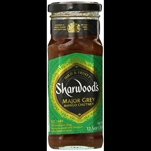 Sharwood's マンゴー チャツネ、Ff、メジャー グレー、12.5 オンス (6 個パック) Sharwood's Mango Chutney, Ff, Major Grey, 12.5 Ounce (Pack of 6)画像