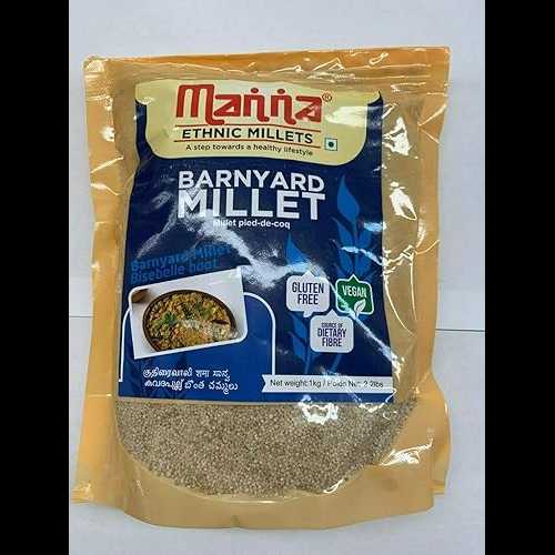 マナヒエ - 1 Kg (2.2 ポンド) Manna Barnyard Millet - 1 Kg (2.2 Lb)