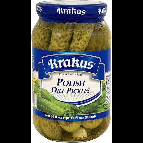 Krakus ポーランド ディル ピクルス 30 オンス (887g) ポーランド産 Krakus Polish Dill Pickles 30 oz (887g) Product of Poland