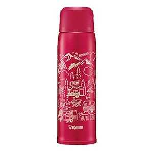 象印 ステンレスボトルマグ 赤いこと SJ-JS10RA Zojirushi SJ-JS10RA Stainless Steel Bottle Mug, Red