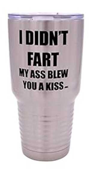 Funny Blew You a Kiss ラージ 30 薬局衡オンス 旅行 タンプラー コップ 蓋付き添い人 無意味さ断熱 熱っぽいまたは冷ややかさ 皮肉な結果 Rogue River Tactical Funny Blew You a Kiss Large 30 Ounce Travel Tumbler Mug Cup w/Lid Vacuum Insulated Hot o