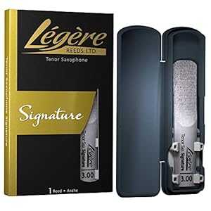Legere L・・g・・re Reeds Premium Synthetic Woodwind Reed, Tenor Saxophone, Signature, Strength 3.00 (TSG3.00)