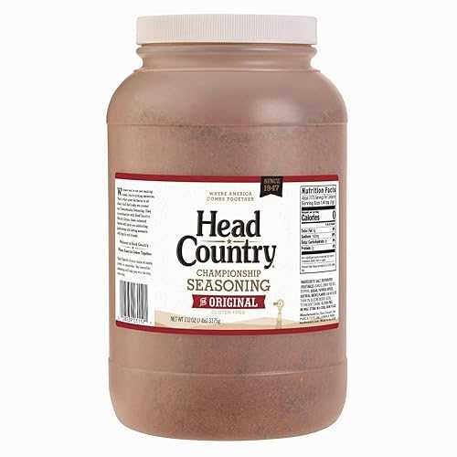 Head Country Bar-B-Q Championship Seasoning, Original | Gluten Free All-Purpose Barbecue Seasoning | Bold & Herbal Dry Spice Rub To Boost The Flavor Of All Your BBQ Favorites | 7 Pound, Pack of 1