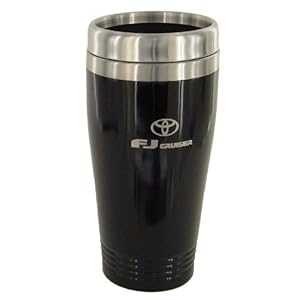 オー・トモーティブ・ゴールド社 トラベルマグ トヨタ FJ用 (黒いこと) 金-Tomotive Gold, Inc. Travel Mug for Toyota FJ (Black)
