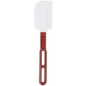 Vollrath 52010 9.5\" High Heat Red Scraper Rubber Spatula, 6 Pack"