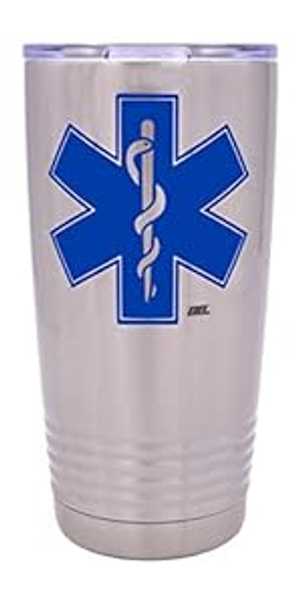 EMT EMS はやりっ児 オブ 生存期間 20 薬局衡オンス 周遊タンプラー コップ 蓋付き添い人 救急救命士 差し上げ物 救急車 Rogue River Tactical EMT EMS Star of Life 20 Oz. Travel Tumbler Mug Cup w/Lid Paramedic Gift Ambulance