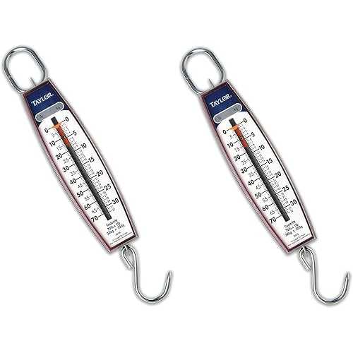 Taylor Precision Products 吊り下げスケール 70 ポンド/32 キログラム、2 パック Taylor Precision Products Hanging Scale 70-Pound/32-Kilogram, 2 Pack｜Glomarket