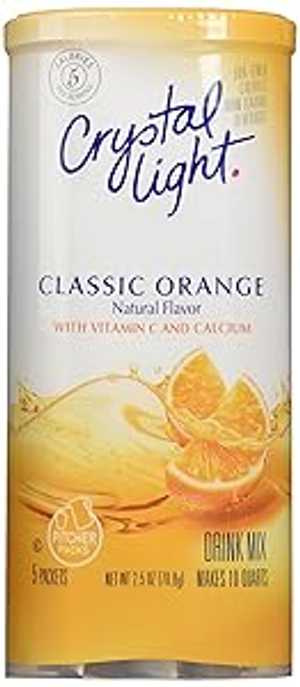 クリスタル ライト ピッチャー パケット、クラシック オレンジ、2.5 オンス Crystal Light Pitcher Packets, Classic Orange, 2.5 OZ