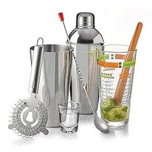 Libbey Mixologist 9ピースカクテルセット Libbey Mixologist 9-Piece Cocktail Set