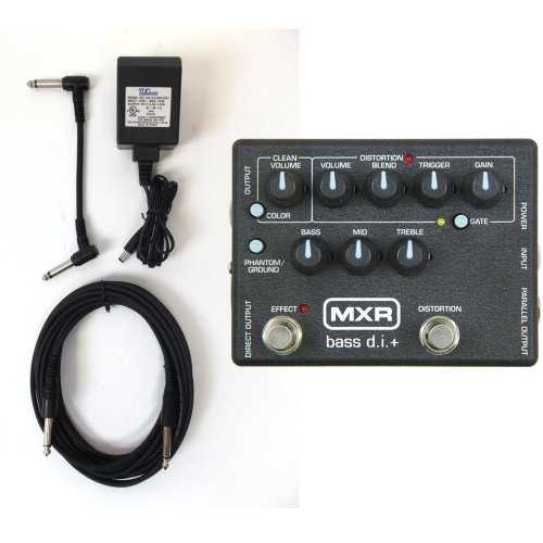 MXR M80 Bass DI ペダル + 電源アダプターとケーブル! MXR M80 10ft cable, patch cable, power supply MXR M80 Bass D.I. Pedal + Power adapter and cables!|Glomarket