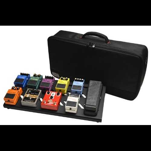 Gator Cases Aluminum Guitar Pedal Board with Carry Bag; Large: 23.75" x 10.66" | Stealth Black (GPB-BAK-1)｜Glomarket