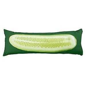 Koudjkd 面白おかしいピクルス枕 抱き枕覆いかぶせる VinMea Koudjkd Funny Pickle Pillow Body Pillowcase