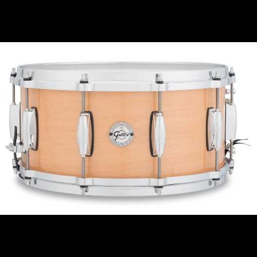 Gretsch Drums シルバー シリーズ S1-6514-MPL 14 インチ スネアドラム、グロス Gretsch Drums Silver Series S1-6514-MPL 14-Inch Snare Drum, Gloss