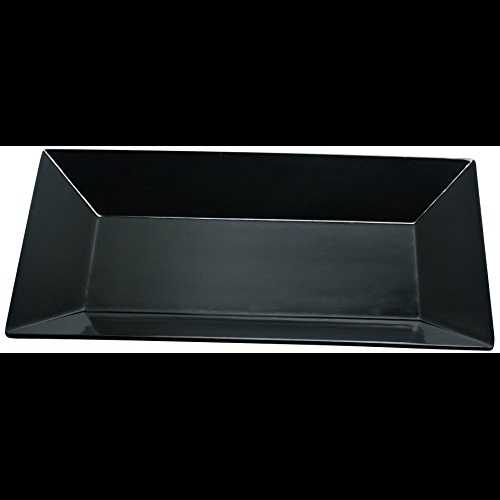 Yanco RM-210BK Rome Rectangular Plate, 10\