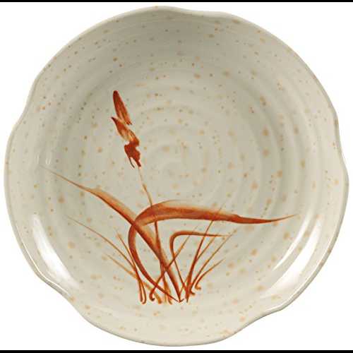 Yanco OR-1812 Orchis Lotus Shape 一皿、差しわたし 12 in、メラミン、24 個風呂敷き包み Yanco OR-1812 Orchis Lotus Shape Plate, 12\" Diameter, Melamine, Pack of 24"