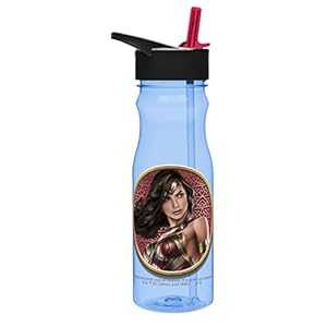 Zak Designs WWMA-P280 ワンダーウーマン 映画 トリタン ストローボトル、25 オンス、マルチカラー Zak Designs WWMA-P280 Wonder Woman Movie Tritan Straw Bottle, 25 oz, Multicolor画像
