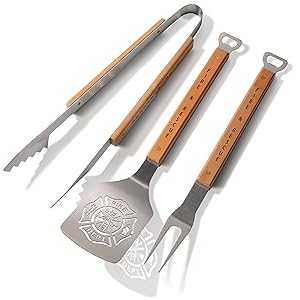 YouTheFan Universal Firefighter Classic Series 3-Piece BBQ Set その他-キッチン用品・食器・調理器具