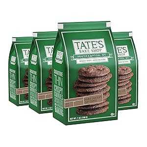 テイトズ ベイク ショップ ダブル チョコレート チップ クッキー、4 ~ 7 オンス バッグ Tate's Bake Shop Double Chocolate Chip Cookies, 4 - 7 oz Bags