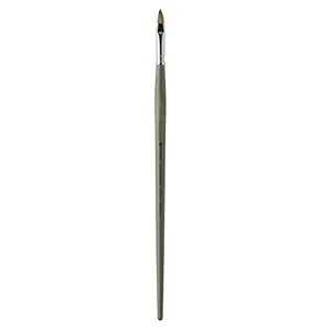 Speedball Art Products Escoda Modernista シリーズ アーティスト オイルとアクリル ロングハンドル フィルバート ペイント ブラシ、サイズ 16、合成マングース Speedball Art Products Escoda Modernista Series Artist Oil and Acrylic Long Hand