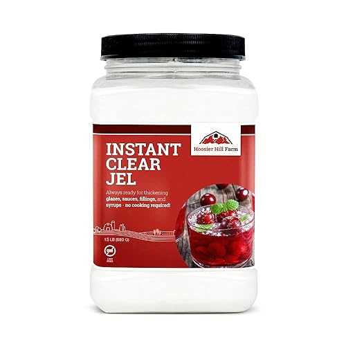 ??? ? ? ???? ??? ? ?? ???, 680?? (1??) Hoosier Hill Farm Instant Clear Jel Thickening Powder, 1.5LB (Pack of 1)