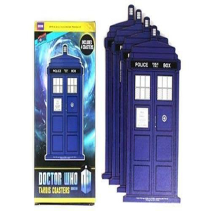 ドクター・フーターディスコースター（4パック） Bif Bang Pow! Doctor Who Tardis Coasters (4-pack)画像