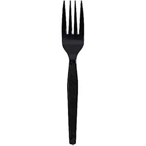 Genuine Joe - GJO30403 Heavyweight Fork Black Medium キッチン用品・食器・調理器具-その他