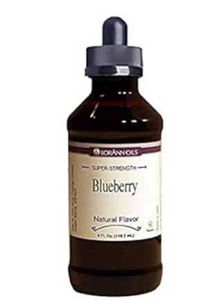 LorAnn ブルーベリー SS (ナチュラルフレーバー入り)、4 オンスボトル - ネジ付きガラスドロッパー付き LorAnn Blueberry SS (with natural flavors), 4 ounce bottle - Includes a threaded Glass Dropper画像
