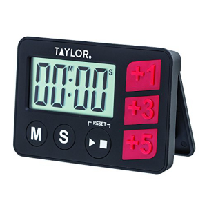 テイラージャストアナザーミニッツデジタルタイマー（ブラック） Taylor Precision Products Taylor Just Another Minute Digital Timer (Black)画像
