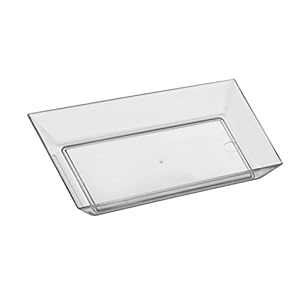 パーティーの必需品 ミニウェア ミニプラスチック前菜/デザート皿、クリア、60個パック Party Essentials Miniware Mini Plastic Appetizer/Dessert Dishes, Clear, pack of 60
