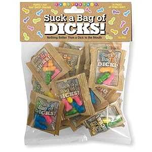 ペニスの袋をしゃぶってください!25パック入りバッグ CANDYPRINTS Suck a bag of dicks! 25-pack bag
