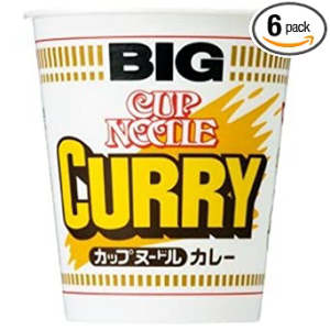 日清 BIG カップヌードル カレー味 119g×6パック (日本輸入) Nissin BIG Cup Noodle Curry Flavor 119 g x 6 Packs (Japan Import)画像