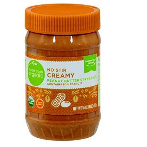 Simple Truth オーガニック 撹拌不要ピーナッツバター、クリーミー (16オンス) Simple Truth Organic No-Stir Peanut Butter, Creamy (16oz)