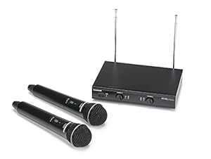 Samson Stage 200 ハンドヘルド デュアルチャンネル ワイヤレス システム (2 個の Q6 ダイナミック マイク付き) (グループ A) Samson Technologies Samson Stage 200 Handheld Dual-Channel Wireless System with (2) Q6 Dynamic Microphon｜Glomarket