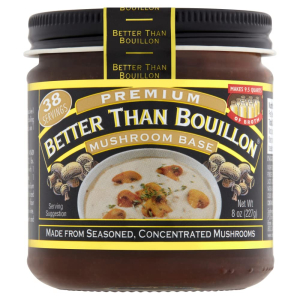 Better Than Bouillon プレミアム マッシュルーム ベース、味付けして濃縮したマッシュルームから作られ、9.5 クォートのスープが作れます、38 人分、8 オンス (1 パック) Better Than Bouillon Premium Mushroom Base, Made from Seasoned & Conce画像